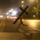 Illustration for article titled Oh Hey, Its a Naked Man on a Scooter, Carrying a Crucifix